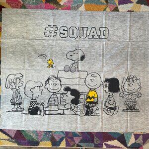 Pottery Barn Teen Peanuts Charlie Brown and Friends “Squad” Tapestry